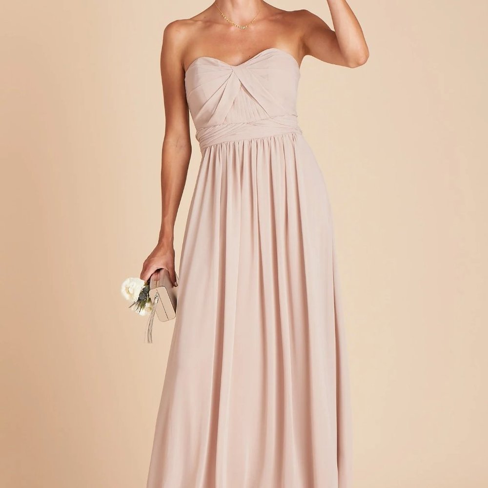 Birdy Grey Grace Convertible Dress in Taupe Size Small